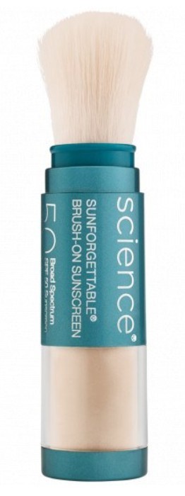 Sunscreen brush on