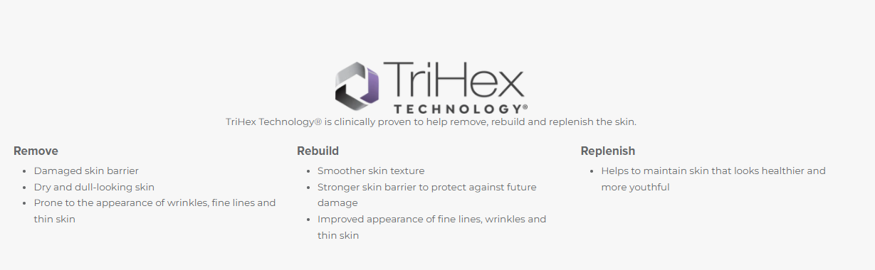 Image containing information about trihex technology